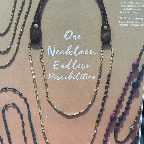 Golden Rivers Necklace - Picture 4 of 4